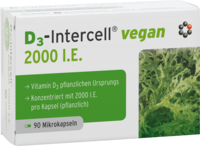 D3-INTERCELL vegan 2.000 I.E. Kapseln